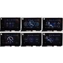 Masážne elektrické kreslo LUX 4D MASSAGER, čiernozlaté - VÝSTAVNÝ KUS, MIERNE ŠKRABANCE