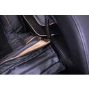 Masážne elektrické kreslo LUX 4D MASSAGER, čiernozlaté - VÝSTAVNÝ KUS, MIERNE ŠKRABANCE