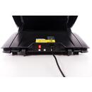 Masážne elektrické kreslo LUX 4D MASSAGER, čiernozlaté - VÝSTAVNÝ KUS, MIERNE ŠKRABANCE