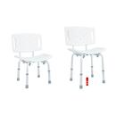 Sprchovacia stolička výškovo nastaviteľná - MIERNE ŠKRABANCE