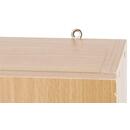 Nástenná biela drevená lekárnička – BEZ NÁPLNE - POŠKODENÝ ROH