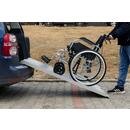 Sklápacia nájazdová rampa, 150 cm - POŠKODENÝ ROH