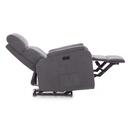 Relaxačné polohovacie kreslo COMFORT s funkciou masáže a výhrevu, antracitová látka - BEZ FUNKCIÍ, BEZ VÝHREVU A MASÁŽE, VÝSTAVNÝ KUS