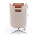 Elektrické masážne kreslo Zafír Relax, tehlové - MIERNE ŠPINAVÉ