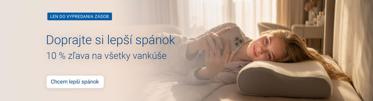 10% zľava na kategóriu vankúše