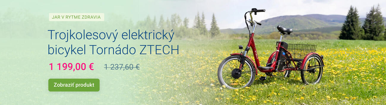 Trojkolesový el. bicykel Tornádo ZTECH