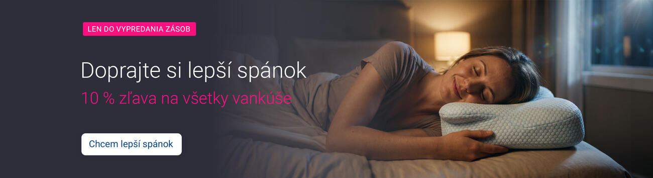 10% zľava na kategóriu vankúše