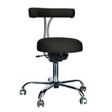 Ergonomická stolička do ambulancie, čierna