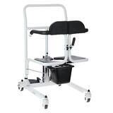 Hydraulická stolička na presun s toaletným vedrom UNIZDRAV