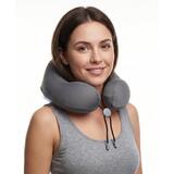 Cestovný ergonomický vankúš z pamäťovej peny, antracitový