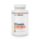 Vitamín D3+K1+K2 GymBeam, 60 kapsúl