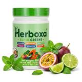 Herboxa SUPER GREENS Marakuja & mojito, 300 g
