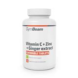 Vitamín C + Zinok + extrakt zo zázvoru GymBeam, 90 tabliet
