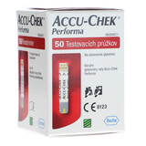 Testovacie prúžky Accu-Chek Performa, 50 ks