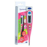 Digitálny detský teplomer Thermoval Kids, ružový