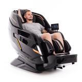 Masážne elektrické kreslo LUX 4D MASSAGER, čiernozlaté