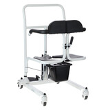 Hydraulická stolička na presun s toaletným vedrom UNIZDRAV - VÝSTAVNÝ KUS, ŠKRABANCE