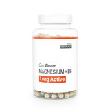 Magnézium + B6 Long Active GymBeam, 90 kapsúl