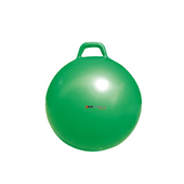 Detská fit lopta s úchytom – zelená, 55 cm