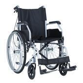 Invalidný vozík odľahčený UNIZDRAV LIGHT 46 cm - STUPAČKA NA ĽAVÚ NOHU SA TAŽŠIE NAHADZUJE, FUNGUJE