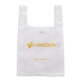 Skladacia nákupná taška UNIZDRAV, biela Skladacia nákupná taška UNIZDRAV, biela