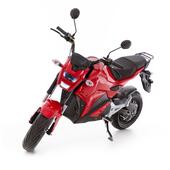 Elektrická motorka e-Flex, červená - PRASKLINA NA PLASTE V PREDNEJ ČASTI