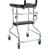 Pojazdné chodítko s opornou plochou a sedadlom UNIZDRAV