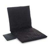 Prenosná vyhrievacia podložka s operadlom