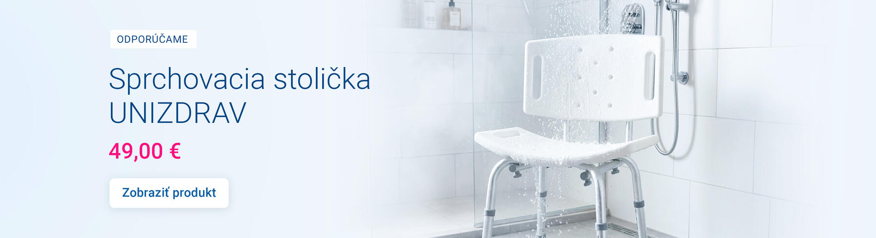 Sprchovacia stolička UNIZDRAV