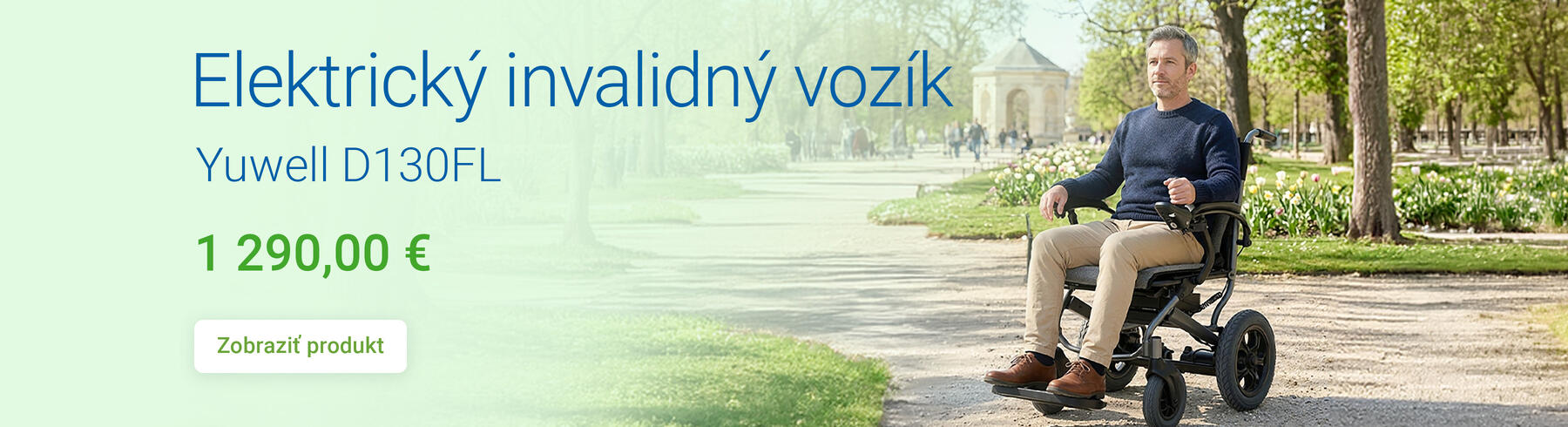 Elektrický invalidný vozík Yuwell D130FL