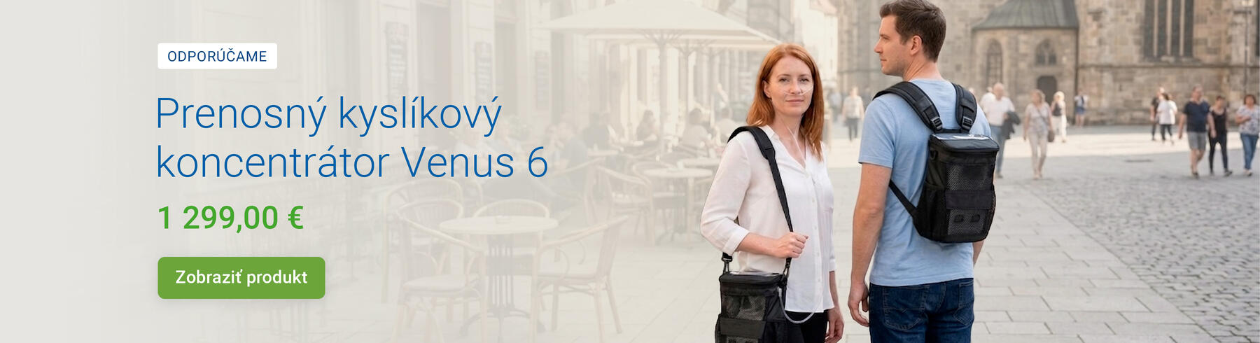 Prenosný kyslíkový koncentrátor Venus 6