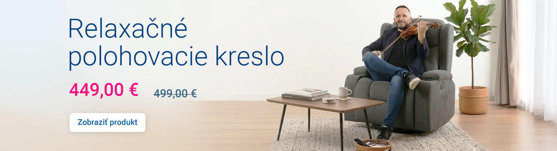 Relaxačné polohovacie kreslo