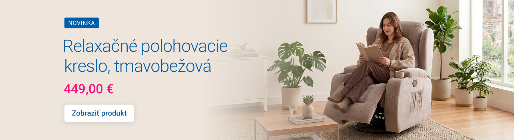 Relaxačné polohovacie kreslo