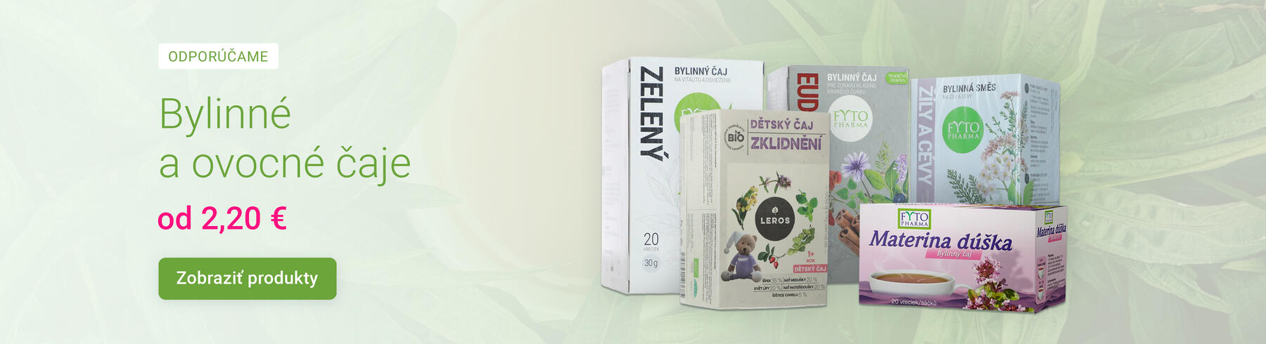Bylinné a ovocné čaje