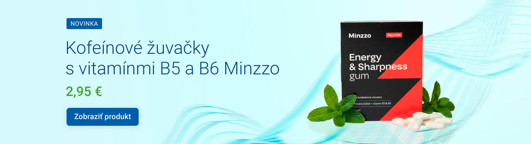 Kofeínové žuvačky s vitamínmi