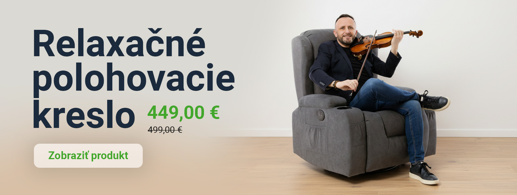 Relaxačné polohovacie kreslo