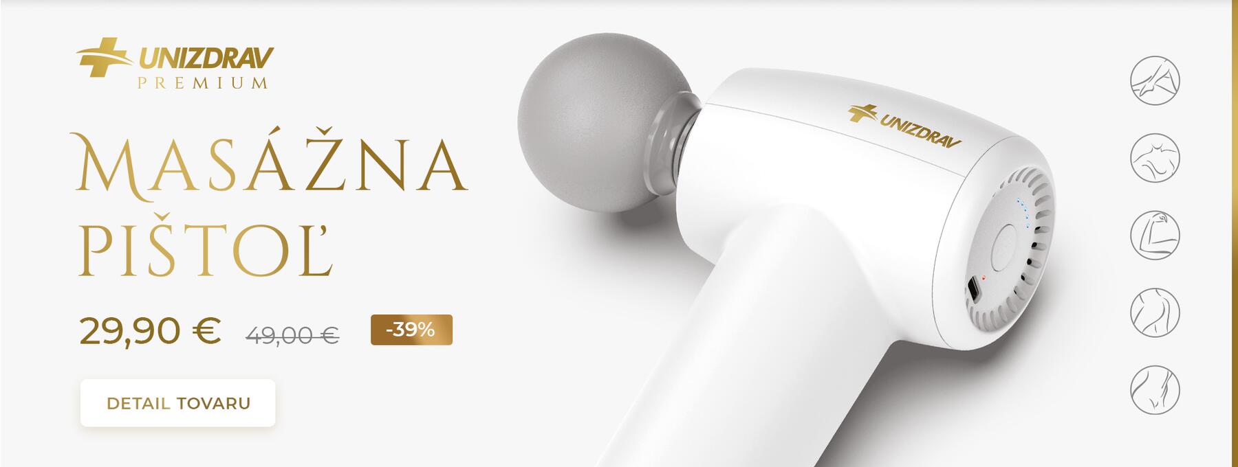 Masážna pištoľ UNIZDRAV