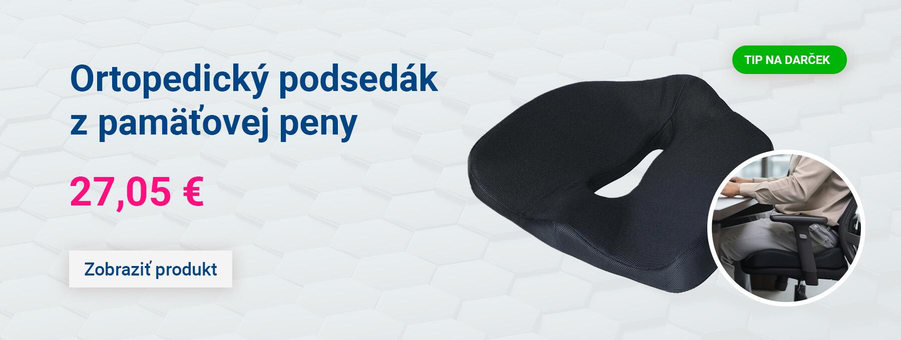 Ortopedický podsedák z pamäťovej peny