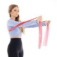 Posilňovacia guma na cvičenie červená 2 m (3,6 kg - 5,4kg)