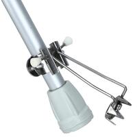 Protišmykový nadstavec na barly s kovovou sklapkou