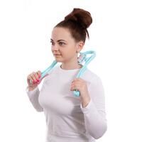 Masážna pomôcka na krčnú chrbticu so 6 valčekmi