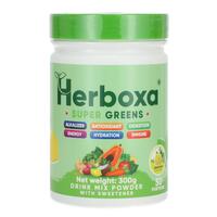 Herboxa SUPER GREENS Citrón & mäta, 300 g