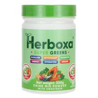 Herboxa SUPER GREENS Jahoda & kivi, 300 g