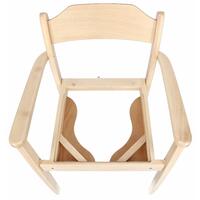 Drevené WC kreslo Astra