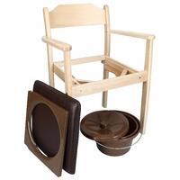 Drevené WC kreslo Astra