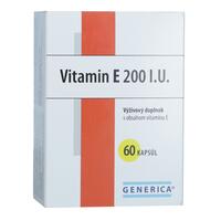 GENERICA Vitamín E 200 mg, 60 kapsúl