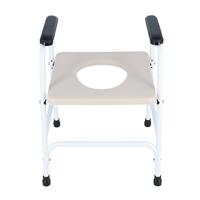 Kovové toaletné kreslo