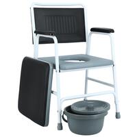 Kovové toaletné kreslo