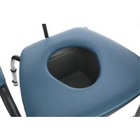 Toaletná stolička so širším sedom