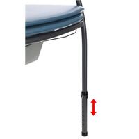 Toaletná stolička so širším sedom